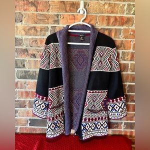 Forever21 Women’s Western Boho -style Aztec Cardigan Size:Small